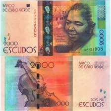 Billete 2000 Escudos Cabo Verde Sin Circular