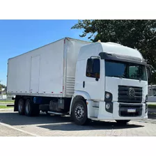 Vw 24250 Constelation Pneuzada Boa Caminhão Truck Baú