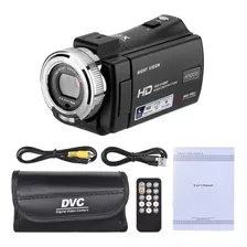 Câmera De Vídeo Andoer V12 Full Hd Ntsc/pal Black