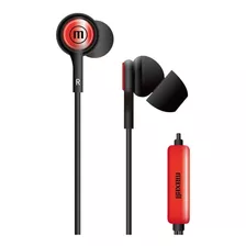 Maxell Audifo In-tips In Ear Stereo Buds W/mic Red