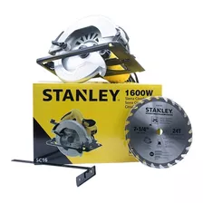 Sierra Circular Eléctrica Stanley Sc16 190mm 1600w Amarilla 60hz 120v