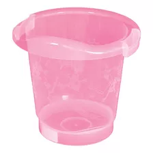 Banheira Para Bebê Ofurô Cristal Burigotto Até 17 Litros Cor Rosa