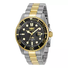Reloj De Pulsera Invicta Pro Diver 30023, Analógico, Para Hombre Color Acero Y Oro