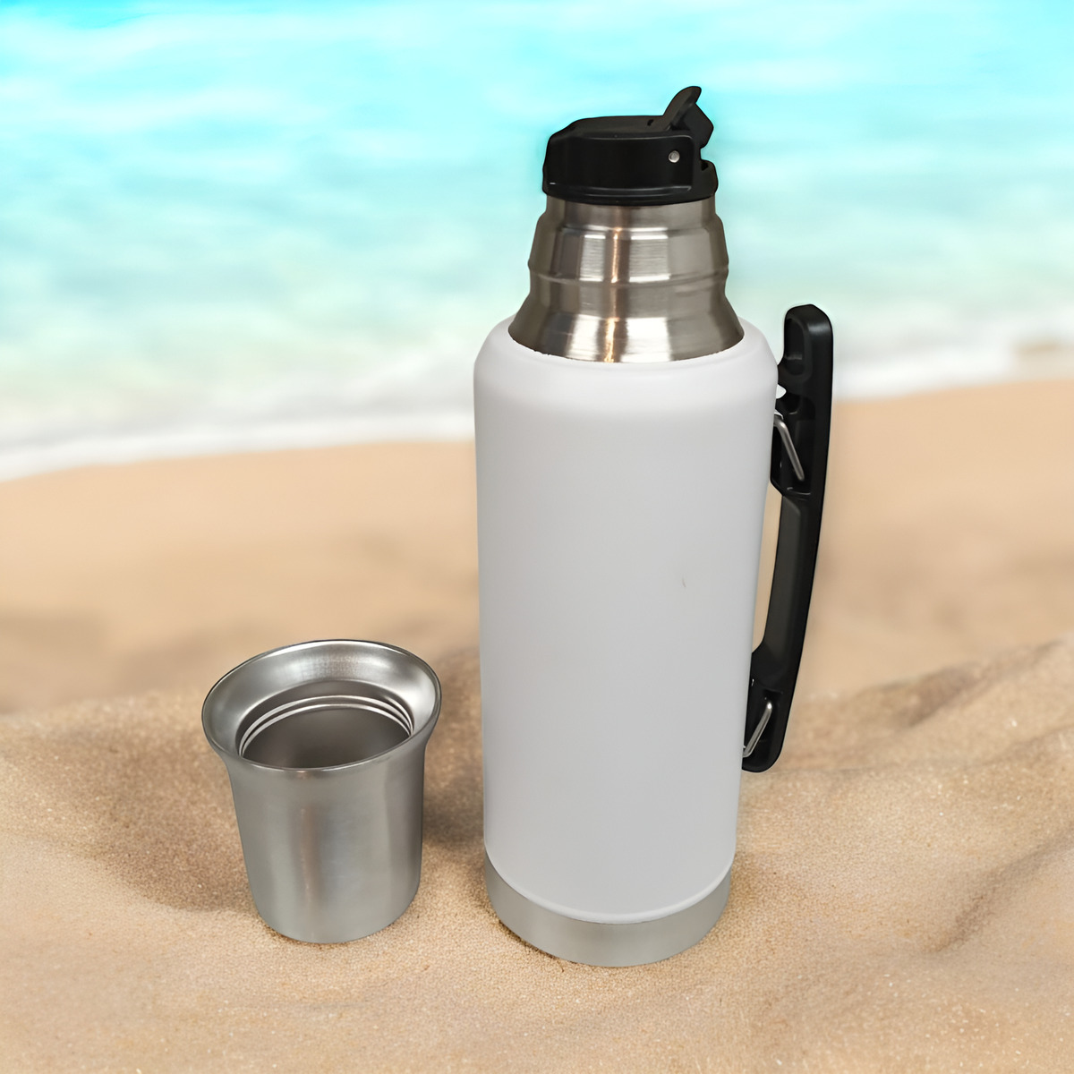 Set Termo Con Pico Cebador Y Mate System 1200ml