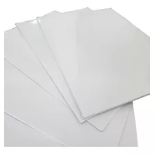 20 Adesivos Vinil Branco Matte Jato De Tinta Prova Dágua A4