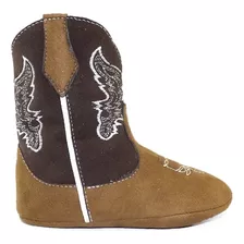 Bota Bebê Country Infantil Texana Em Couro Ecologico Boots.