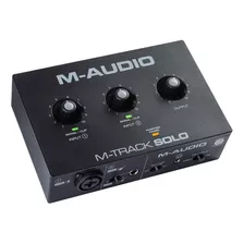 Interface De Áudio Usb 2x2 M-audio M-track De 2 Canais