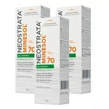 Protetor Neostrata Minesol Oil Control Fps70 Kit 3 Unidades