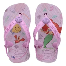 Chinelo Havaianas Infantil Com Elástico Princesa Original