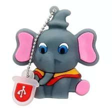 Pen Drive 32 Gb. En Forma De Animales Elefante Color Gris Elefante (je-661)