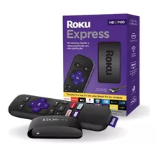 Roku Express Streaming Full Hd Hdmi Usb Com Controle Tv Box