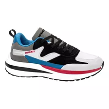 Tenis Casual Urbano Ducati 96mh Multicolor Para Hombre