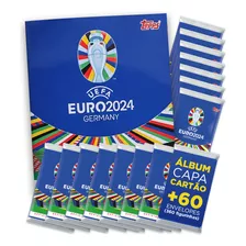 Uefa Euro 2024 Álbum Capa Cartão+60 Envelopes:360 Figurinhas