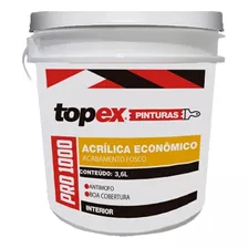 Topex 1000 Tinta Acrílica 3,6l Branco Fosco