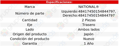 Mazas Traseras National Toyota Sequoia 2001 A 2007 Foto 4