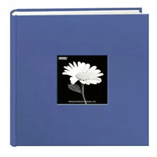 Pioneer 200 Pocket Fabric Frame Cover Photo Album, Sky Blue Color Azul Liso