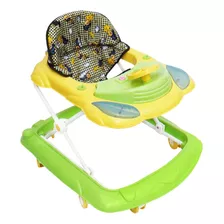 Caminador Para Bebe Buggy Plagable Musical Verde