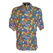 Camisas Hawaiano Para Caballero - Modelo Magnolia Floral