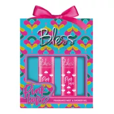 Body Splash Mujer Bless Duo Pink Love 125ml + Shower Gel Set