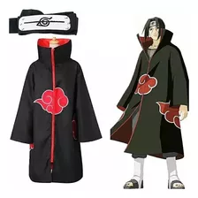 Capa Akatsuki Traje Cosplay Itachi Conjunto 