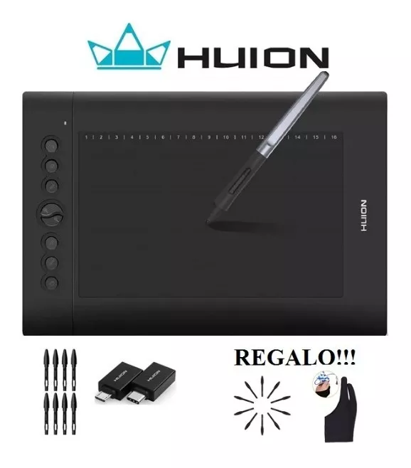 Tablet De Dibujo Digital Huion H610 Pro V2 Original