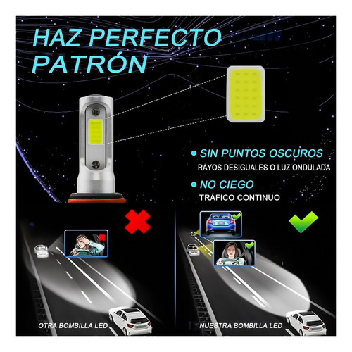 Kit De Focos Led Para Dodge Luz Alta Y Baja 8000lm 6000k Foto 4