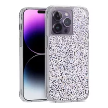 Funda Case-mate Para iPhone 14 Pro Shockpr Diamond