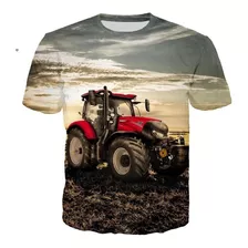 Camiseta De Tractor Con Estampado 3d