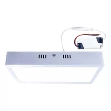 Panel Plafon Led 18w Libercam Eef-18 Para Aplicar Cuadrado Exterior Luz Fria Blanca 220v