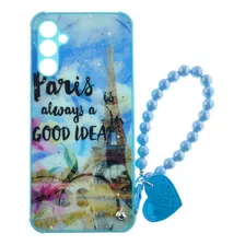 Funda Para Samsung Galaxy A14 5g Paris Decorado Con Mica 