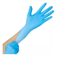 Luva Nitrilo Azul Descartável Laboratório Sem Pó G Nugard 