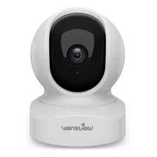 Cámara De Seguridad Ip Wansview, 2k, Wi-fi 2.4ghz, Blanco