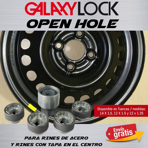 Tuercas Galaxylock Open Hole Yaris Sedan - Promocion! Foto 5