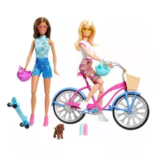 Boneca Barbie Passeio De Bicicleta - Hjy84