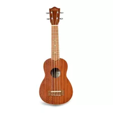 Ukelele Soprano Lanikai Ma-s Uke Acustico Caoba Con Funda