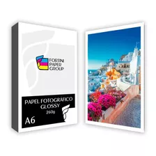 1000 Folhas Papel Foto A6 Glossy Brilhante 260g 10x15 Cm