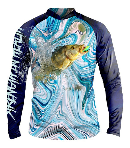 Camiseta Pescador Proteção Uv50+ Personalizada Mlpespsi01