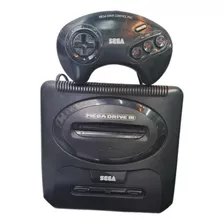 Mega Drive 3 Tectoy Com Entrada Lateral E Controle Orig 