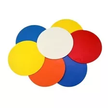 Set De 10 Circulos Demarcatorios Goma Futbol Tactica Tsp