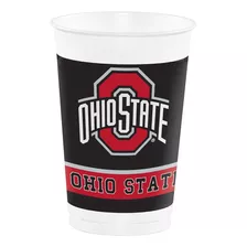 Vasos De Plástico De Universidad Estatal De Ohio, 24 U...