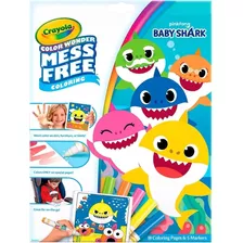 Crayola Baby Shark Set Para Colorear Para Niños 3/4/5/6 Años