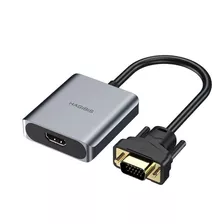 Adaptador Conversor Convertidor Vga A Hdmi Aux Marca Hagibis