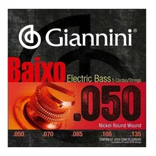 Encordoamento Giannini Geebrsx5 Nickel Round P/ Baixo 5c 050