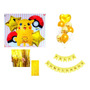 Primera imagen para búsqueda de kit globos metalizados latex pokemon pikachu decoracion niño