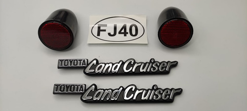 Set De Emblemas, Stops Y Tope Toyota Land Cruiser Fj40 Foto 5