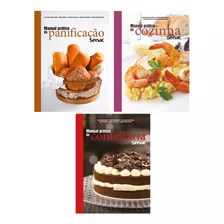 Manual Prático Cozinha + Panificação + Confeitaria 03 Livros