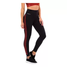 Legging C/ Listras E Cós Alto Duplo Dicorpo - Envio Imediato