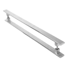 Puxador Inox Escovado Para Porta Pivotante Madeira 1.80 Mt