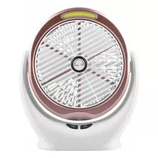 Ventilador Sobremesa Luz Led 3 Velocidades Escritorio