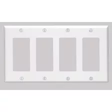 Leviton 80412w 4gang Decoragfci Device Decora Wallplate Tama